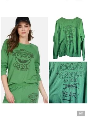 Lauren Moshi Oscar The Grouch sweatshirt